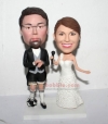 Custom bobbleheads-Movie character themed wedding gifts