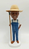 Personalize bobbleheads doll-Farmer