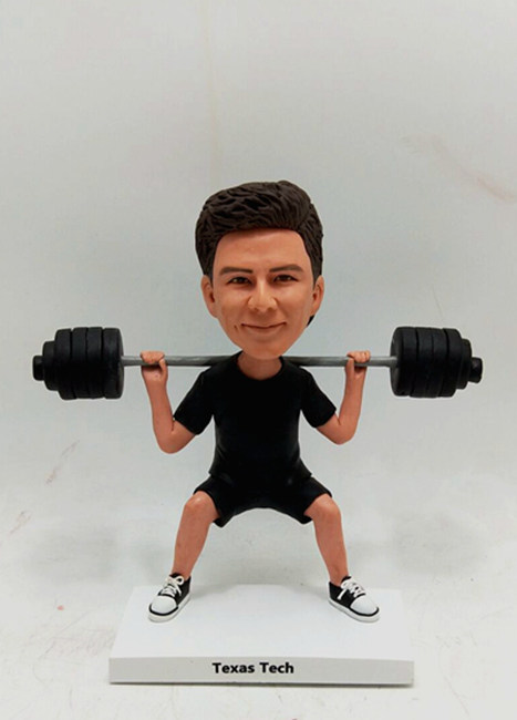 Custom bobblehead-weightlifting - Click Image to Close