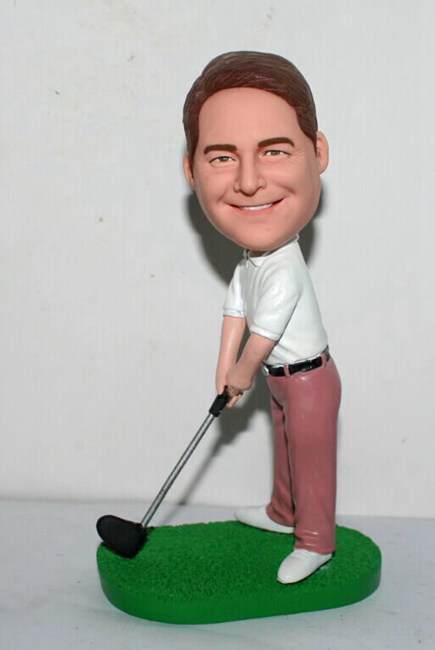 Custom bobblehead golfer - Click Image to Close