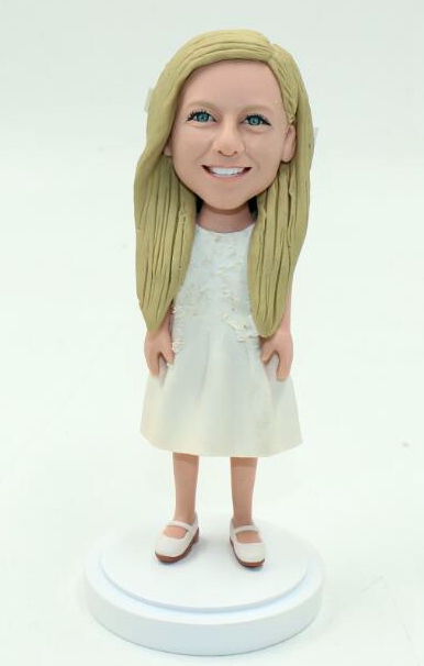 Flower girl bobblehead-wedding party gift - Click Image to Close