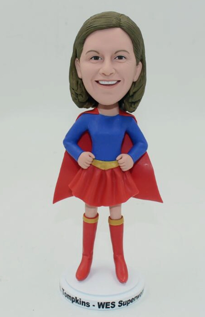 Super Mon super Lady Bobblehead - Click Image to Close