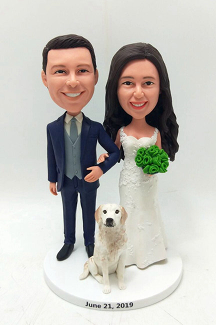 Custom Bobblehead Wedding Cake Toppers - Click Image to Close