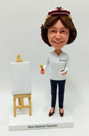 Custom bobblehead doll- painting - Click Image to Close