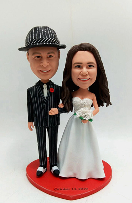Personalized Wedding Bobbleheads - Click Image to Close