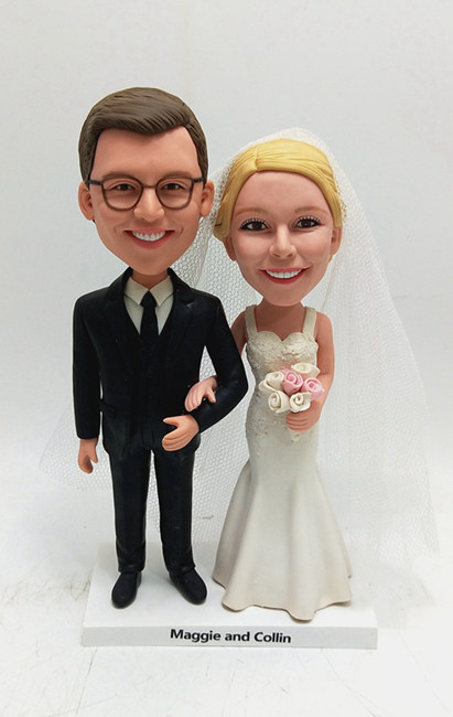 Custom Wedding Bobbleheads made from photos - Click Image to Close