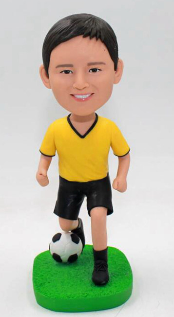 Football player bobblehead-kids - Click Image to Close