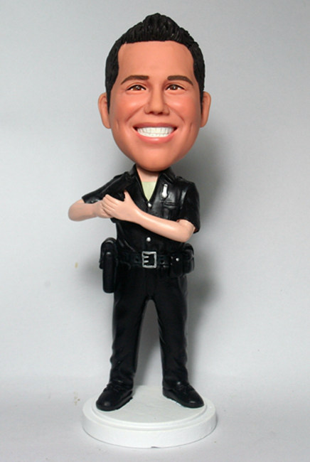 Custom bobbleheads-Police officer - Click Image to Close