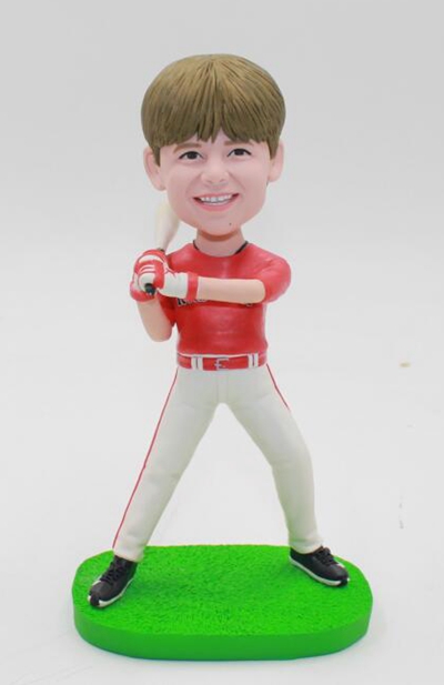 Personalized bobbleheads doll-Baseball player - Click Image to Close