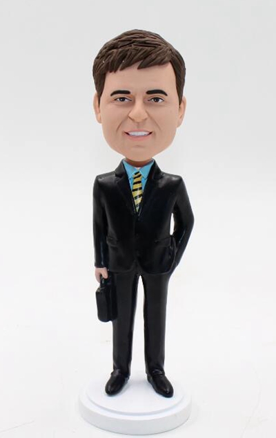 Personalized custom bobblehead doll - businessman - Click Image to Close
