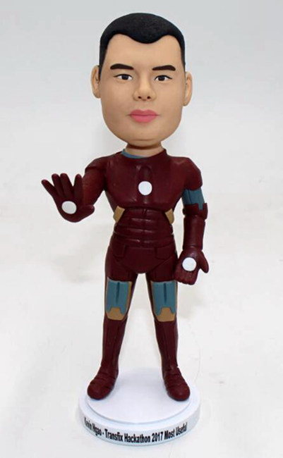 My face superhero iron custom bobbleheads - Click Image to Close