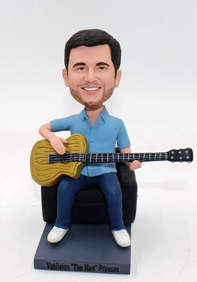 custom bobbleheads doll- guitar player - Click Image to Close