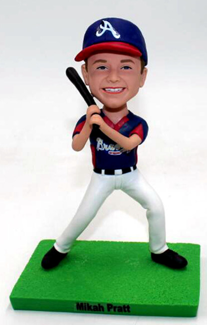 Baseball player bobblehead for Kids - Click Image to Close