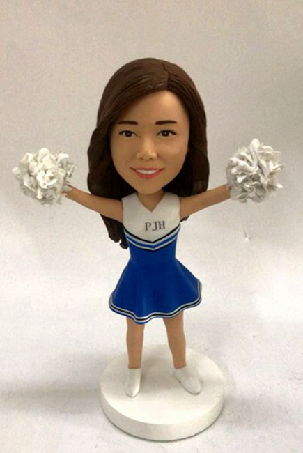 Cheerleader bobblehead doll - Click Image to Close