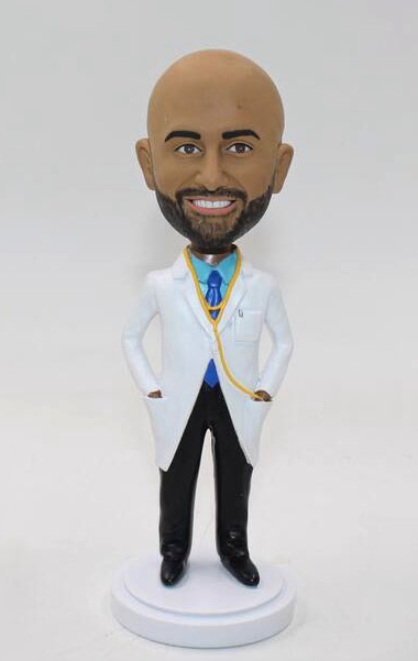 Personalised Doctor Bobblehead - Click Image to Close