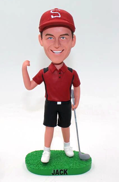 Christmas gift for boss- golf bobblehead - Click Image to Close