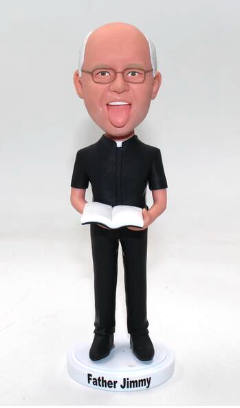 Personalized Bobbleheads Pastor - Click Image to Close