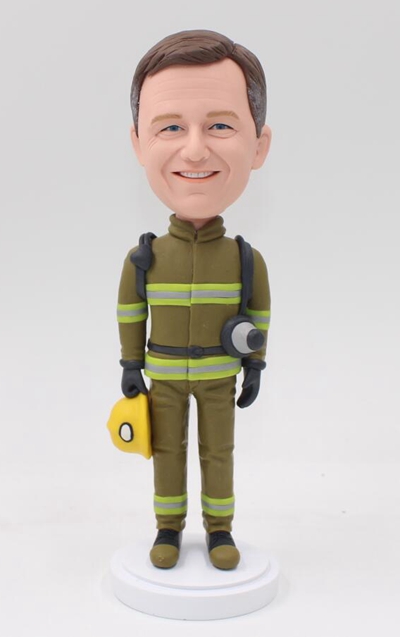 custom bobbleheads-Fireman firefighter - Click Image to Close