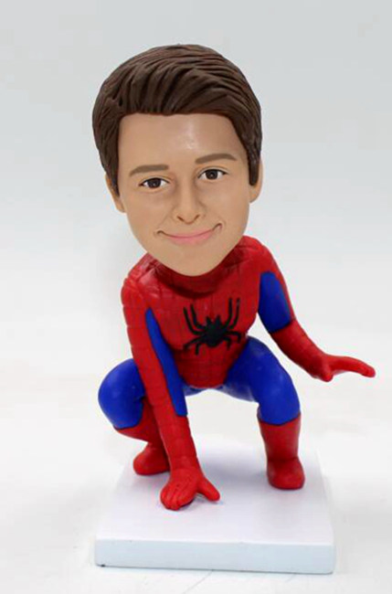 Spider superhero Custom Bobblehead - Click Image to Close