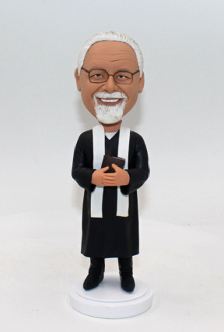 Bobblehead- Gift for wedding officiant - Click Image to Close