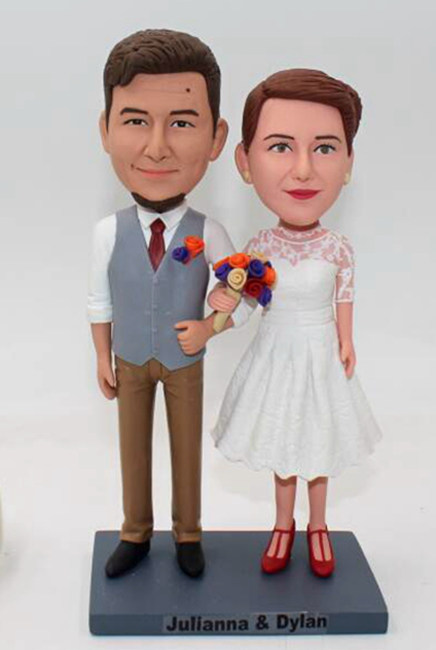 custom bobblehead cake toppers - Click Image to Close
