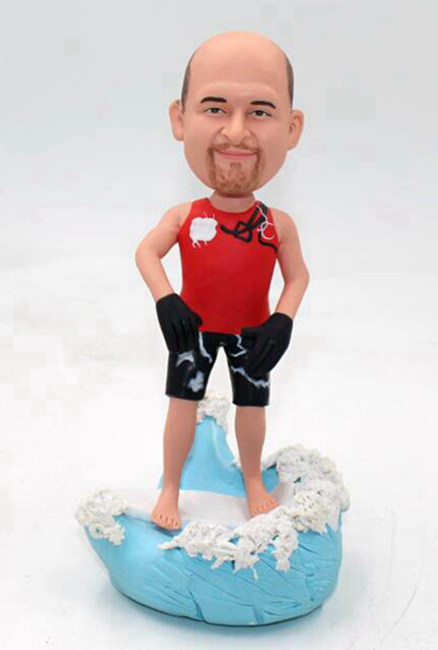 Surfing custom bobblehead - Click Image to Close