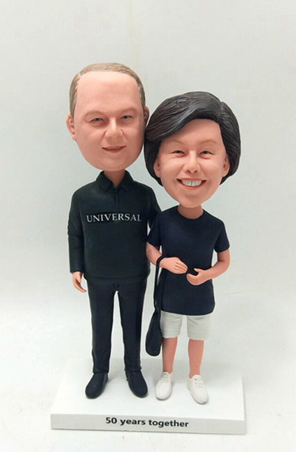 Personalized bobblehead for Anniversay - Click Image to Close