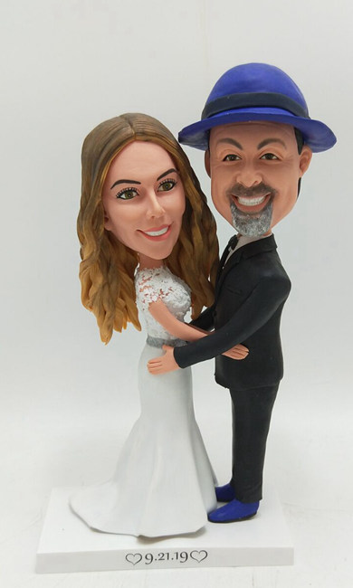 custom wedding cake topper - Click Image to Close