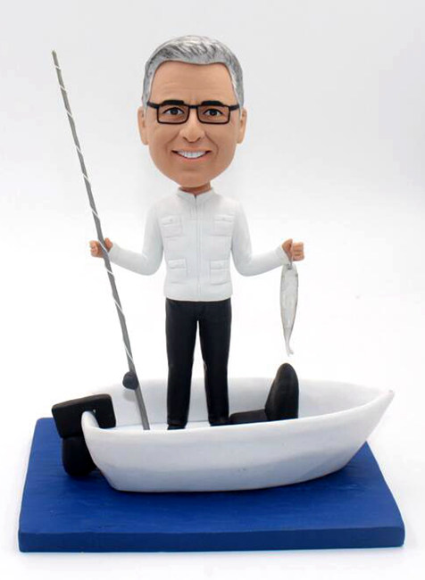 Custom bobbleheads-Boating and fishing - Click Image to Close
