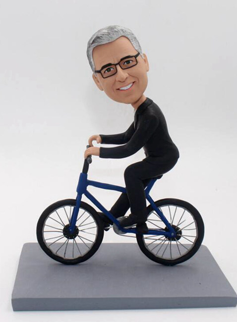 Driving race bike bobbleheads - Click Image to Close