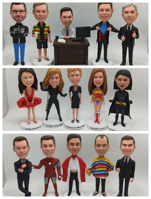 Bulk order Custom bobbleheads for different faces/bodies - Click Image to Close
