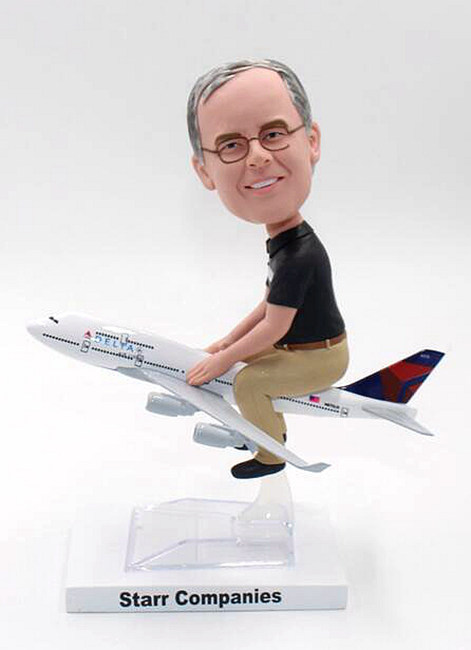 custom cute bobblehead-on Airplane - Click Image to Close