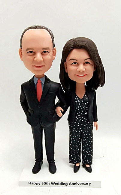 Custom bobble heads- gift for couple - Click Image to Close