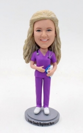 Custom Nurse bobblehead-female