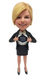 0Custom retirement bobblehead gifts for employee with shirt open