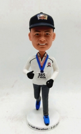 custom bobbleheads- Marathon runner