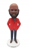 Custom Bobblehead doll African American Personalized Bobble Head Gifts For business man