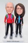 Custom 50th anniversary bobbleheads - Skiing