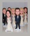 Custom groomsmen bobbleheads wedding gifts for bridesmaid