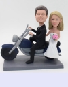 Harley Davidson wedding bobbleheads