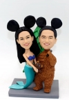 Custom bobbleheads-Movie character themed wedding gifts