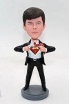 Custom bobblehead doll-Super dad super boss transform