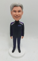 Custom FedEx delivery man bobblehead doll