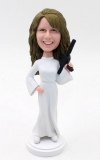 Movie character Princess Leila bobble head