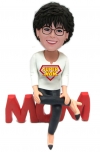Super Mom Bobblehead unique gift for Mother's Day