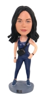 Custom Fitness Woman Bobblehead - Personalized Gym Girl Figurine gift for Fitness Lovers