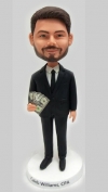 Boss money in hand bobbleheads