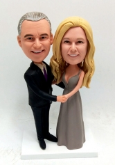 Custom couple bobblehead anniversary gift