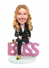 Custom female BOSS bobblehead CEO