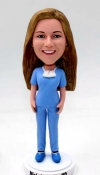 Custom bobblehead doll female doctor